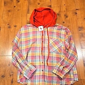 NWT FLANNEL SHACKET